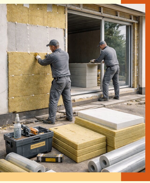 Утепление торгового павильона в Саянске от 14752 руб./м² под ключ | ТепломастерСск