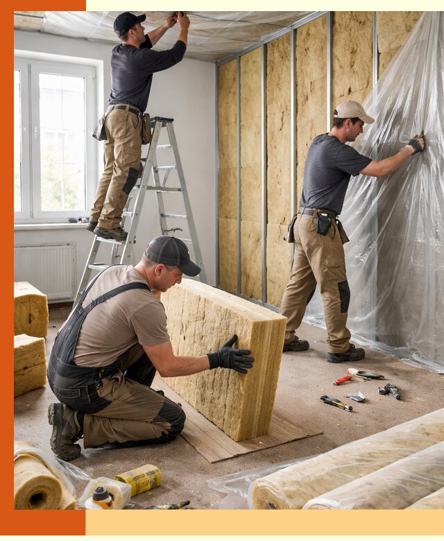 Утепление офисных помещений под ключ в Саянске